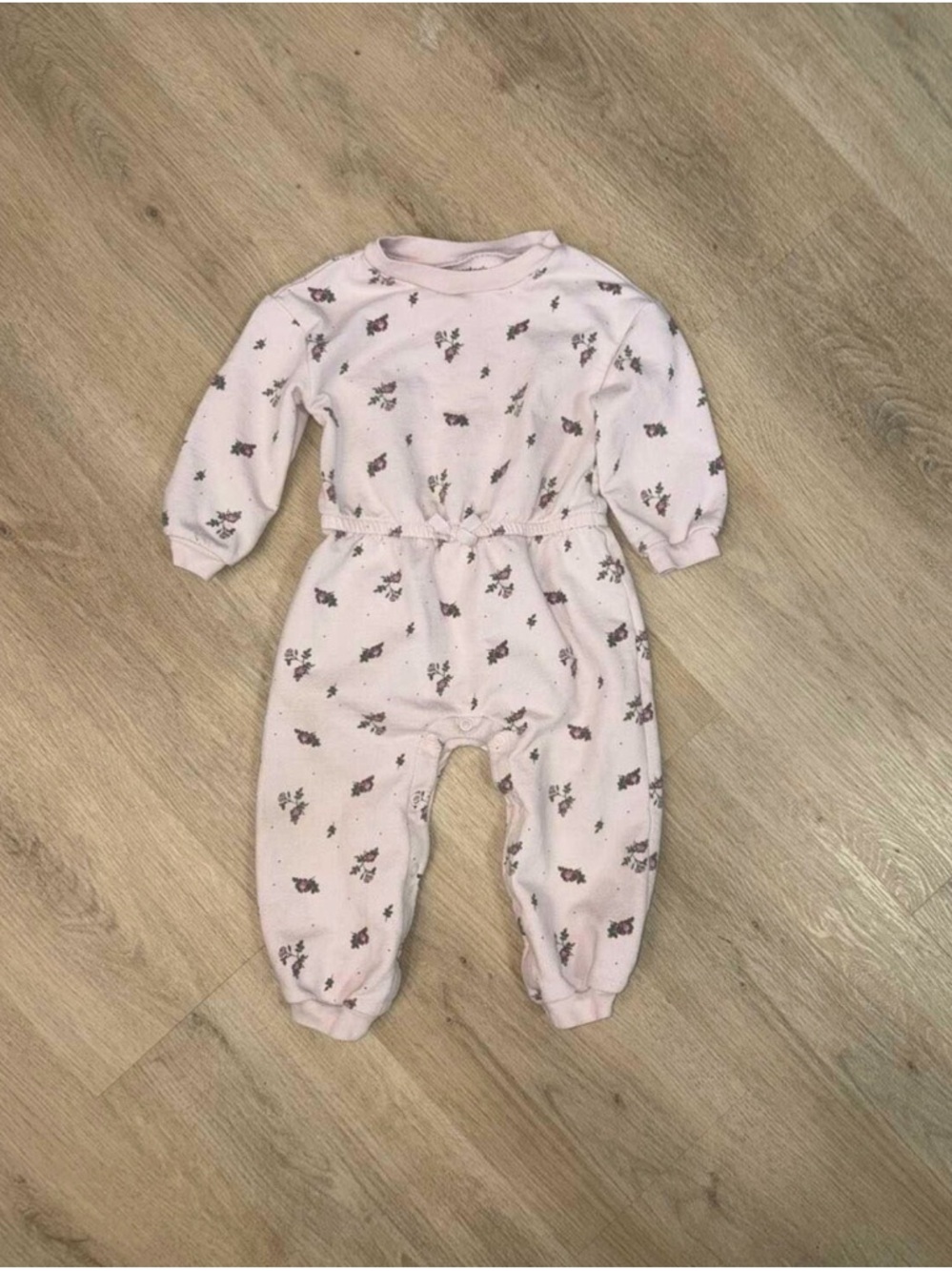 Carter's Light Pink Floral Baby One-Piece